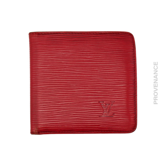 🔴 Louis Vuitton Marco Wallet in Red Epi Marco Malletier - Picture 3 of 9